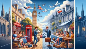 Comparaison entre un séjour linguistique en anglais en Angleterre et une immersion en anglais en France pour adultes