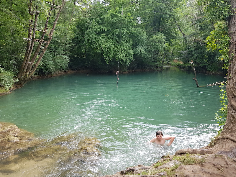 river swim